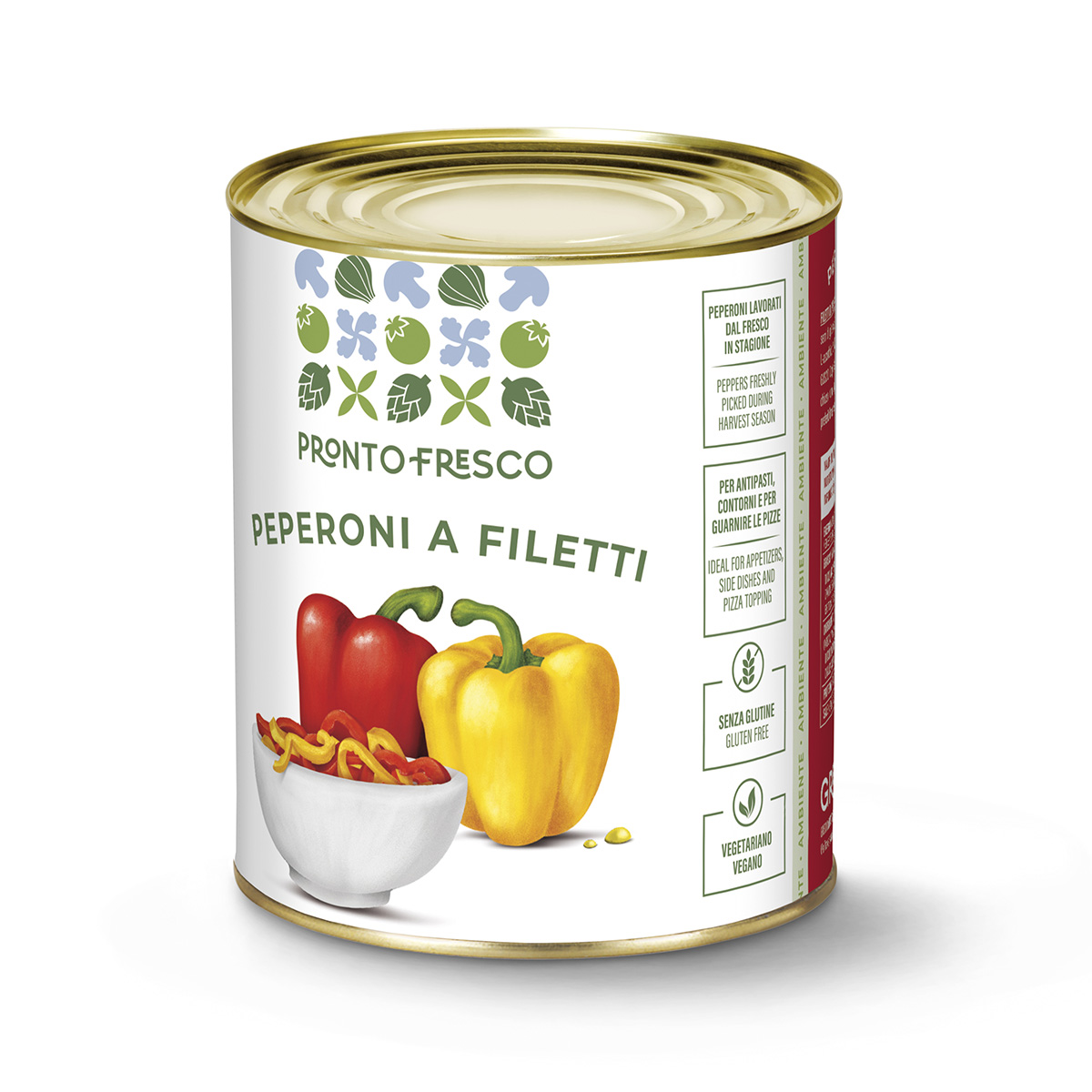 PEPERONI GRECI A FILETTI 1 x 800g