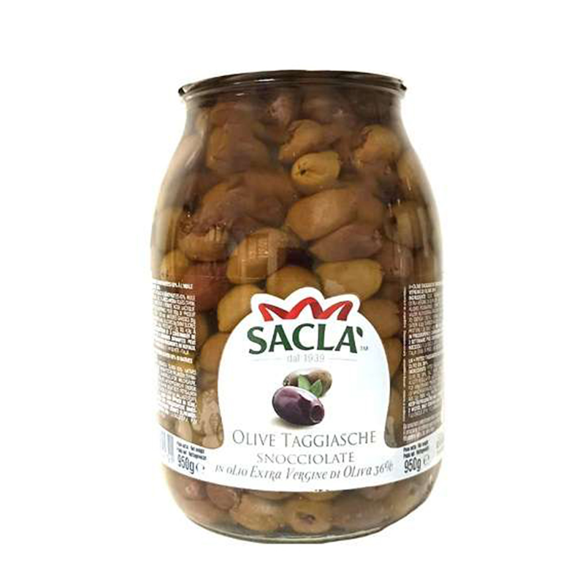 OLIVE TAGGIASCHE SNOCCIOLATE IN OLIO EVO 1 x 1,06l