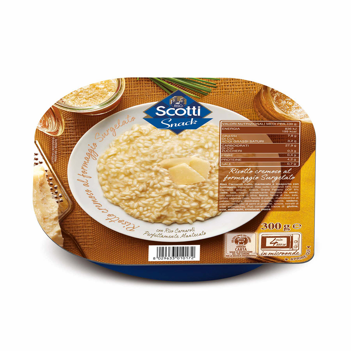 RISOTTO CREMOSO AL FORMAGGIO 6 x 300g