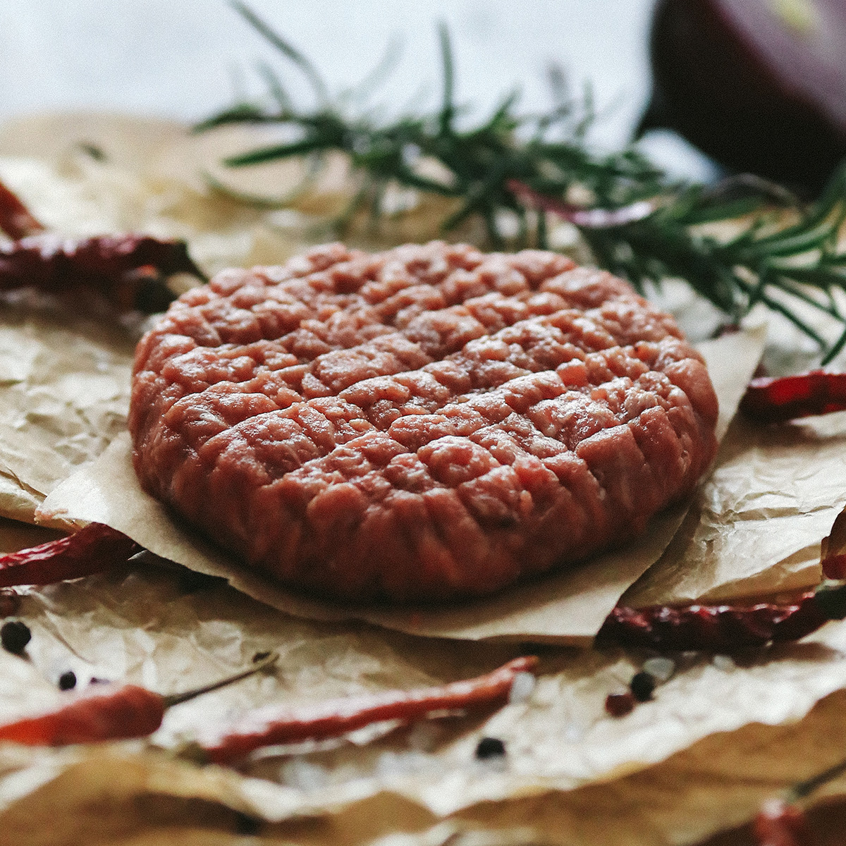 HAMBURGER EURANGUS BOV. AD. Ø12cm 3kg (15 x 200g)