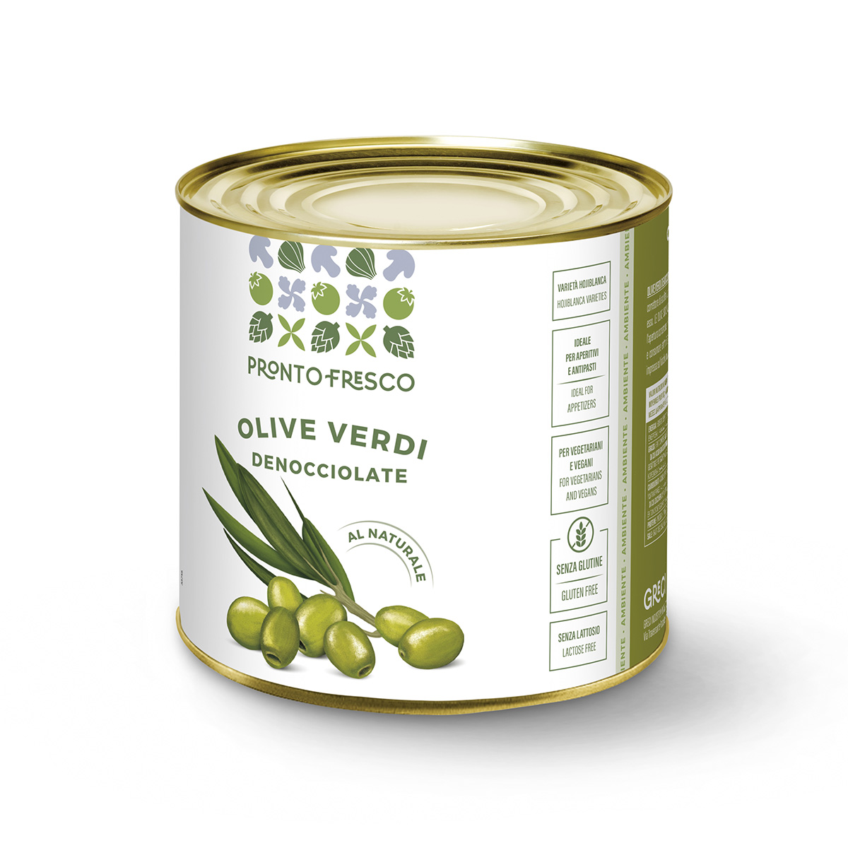 OLIVE VERDI DENOCCIOLATE 3/1 1 x 2,6kg