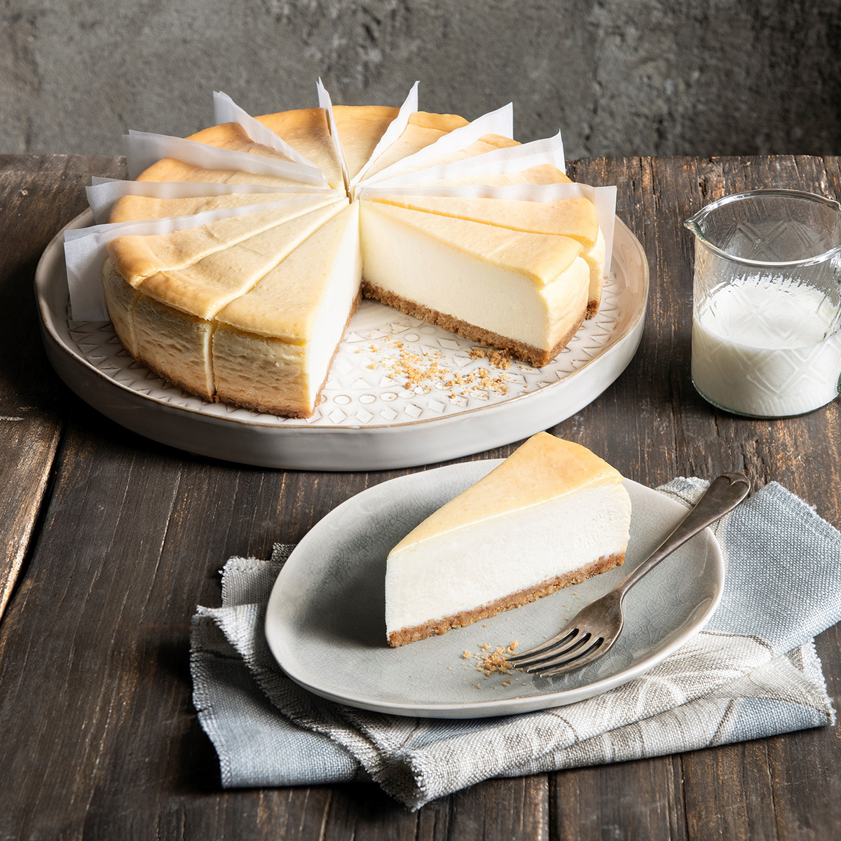 CHEESECAKE TRADIZIONALE PRET. (16 PORZIONI) 1 x  1,68kg