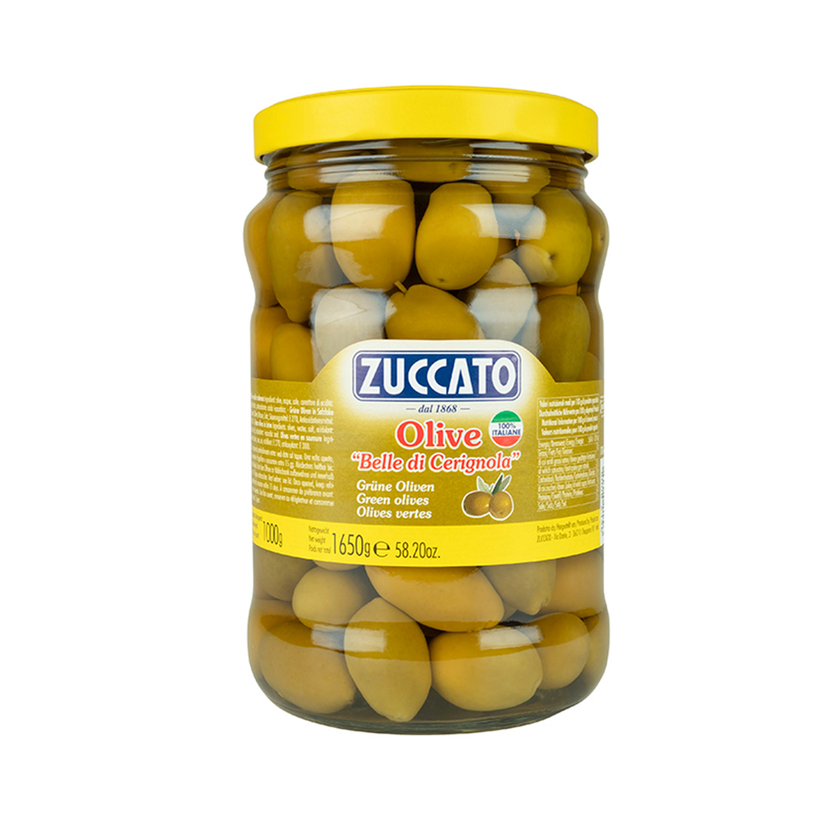 OLIVE CERIGNOLA VETRO 6 x 1,7l