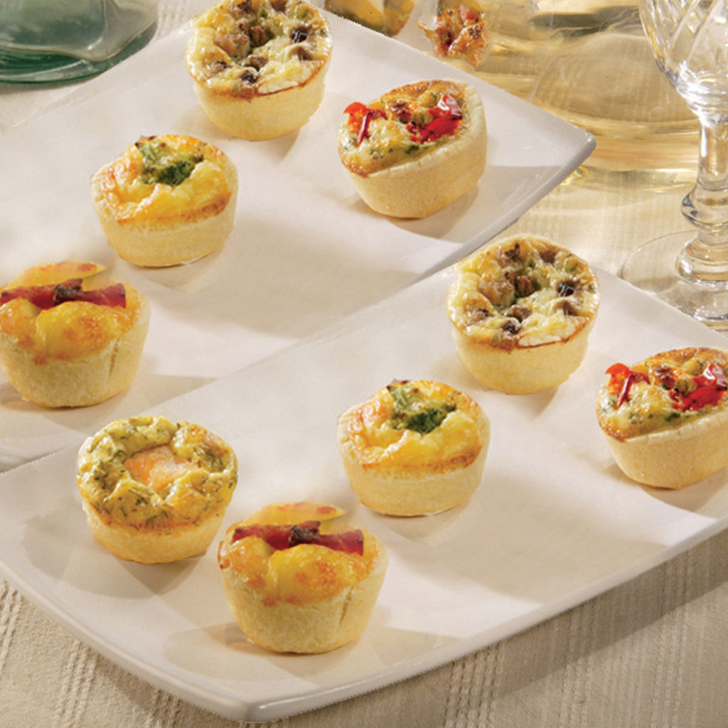 ASSORTIMENTO DI MINI QUICHE, 5 VARIETÀ 125 x 18g