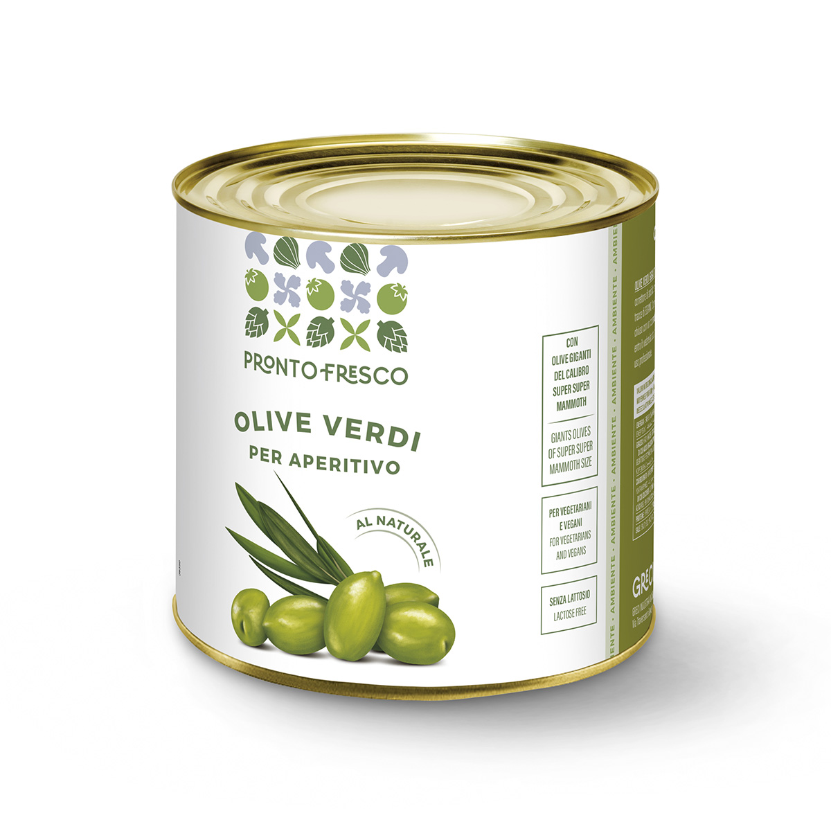 OLIVE VERDI 3/1 APERITIVO 1 x 2,6kg