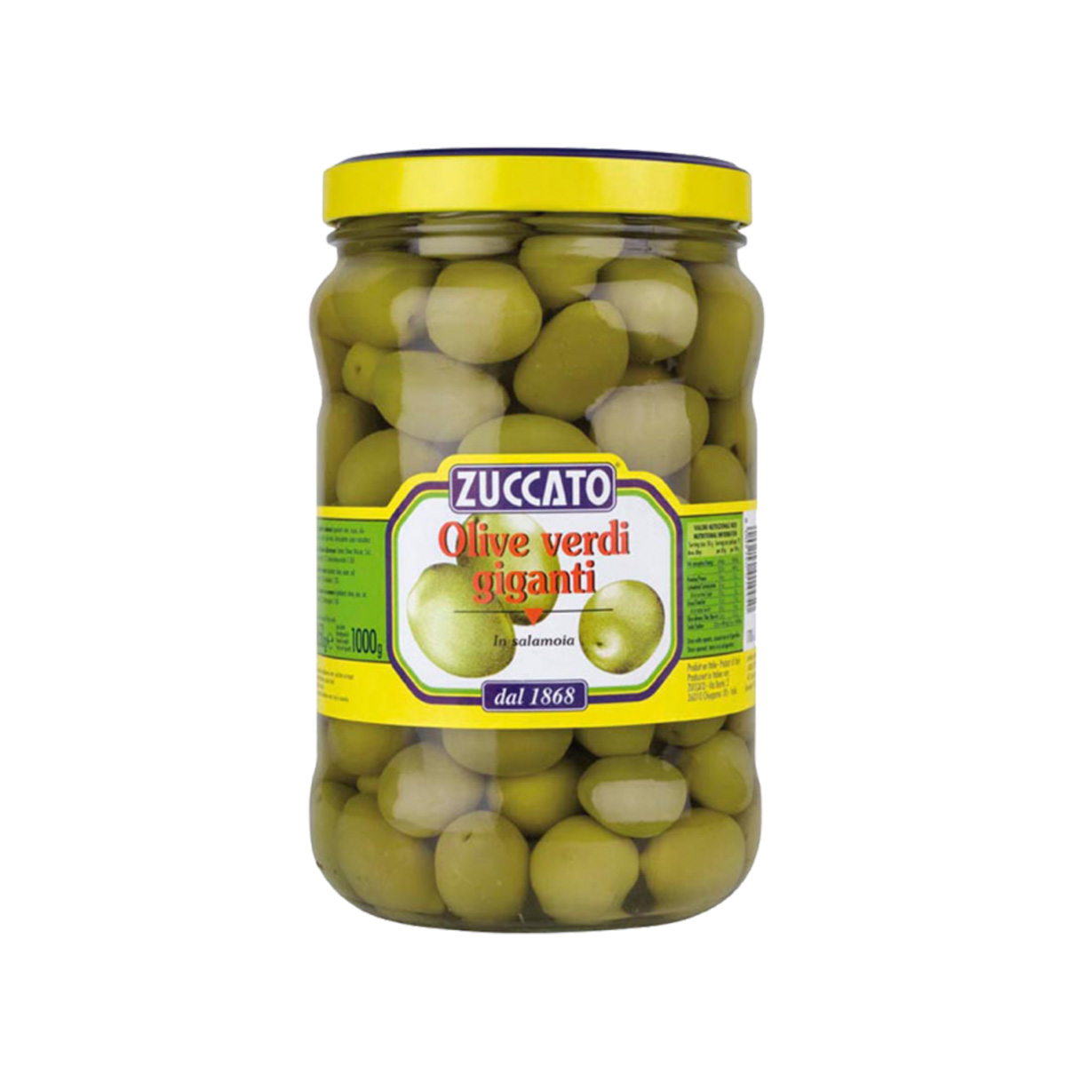 OLIVE GIGANTI VETRO 6 x 1,7l