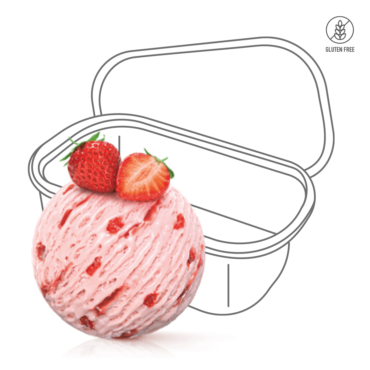 FRAGOLA VASCHETTA (2l) 4 x 1kg