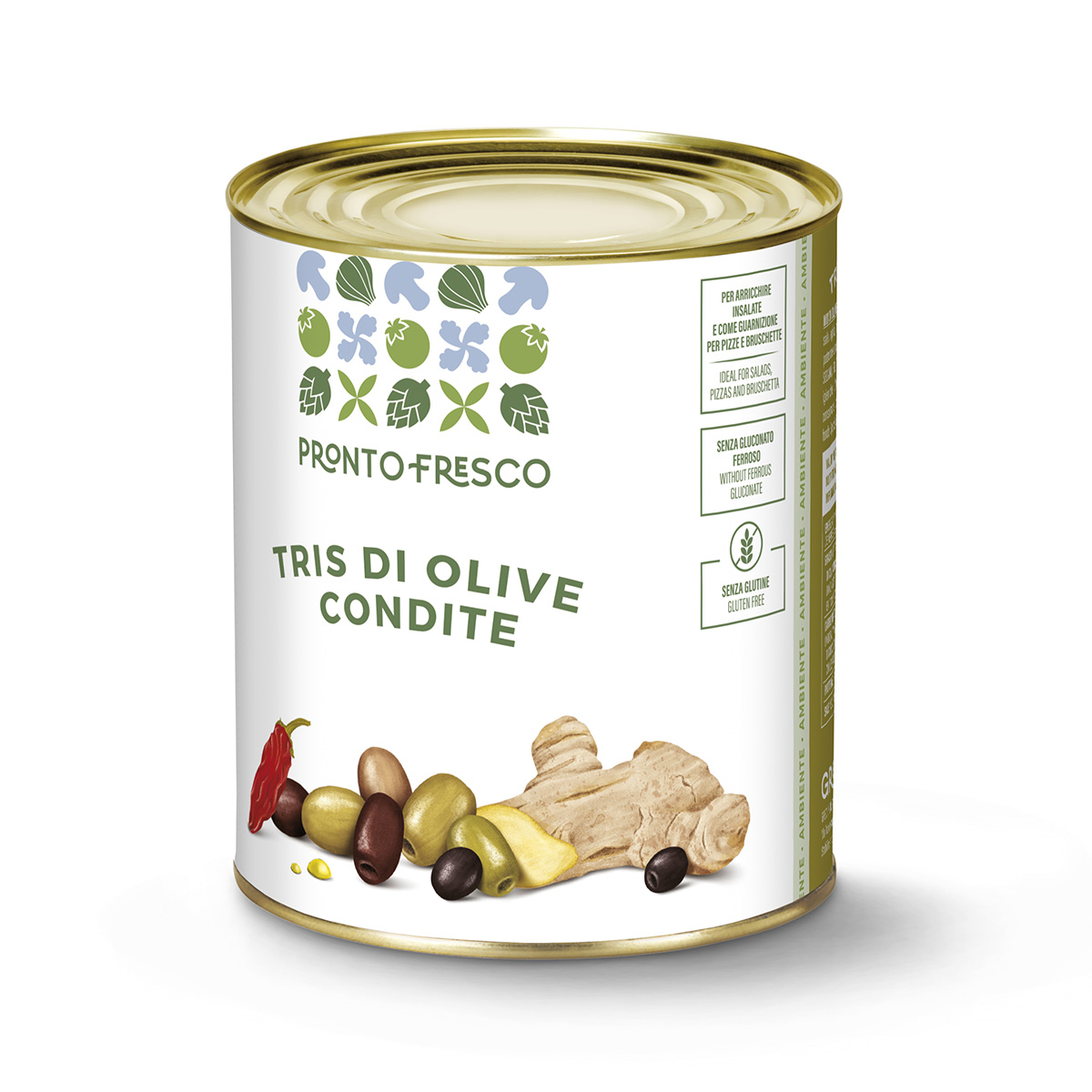 TRIS DI OLIVE CONDITE 1 x 780g