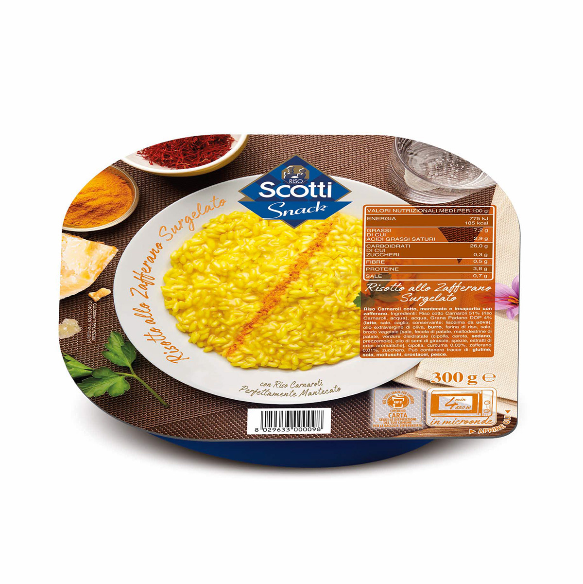 RISOTTO ALLO ZAFFERANO 6 x 300g