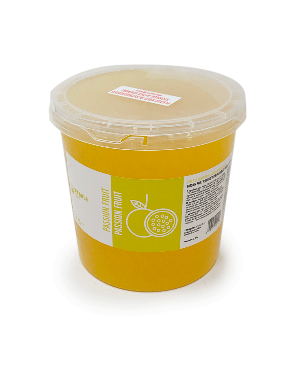 PASSION FRUIT BOBA BUBBLE NAT 1 x 3,2kg