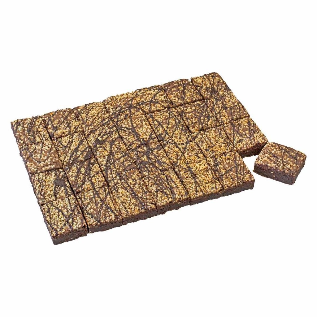 BROWNIE CON MANDORLE, PRETAGLIATO 2 x 2,1kg