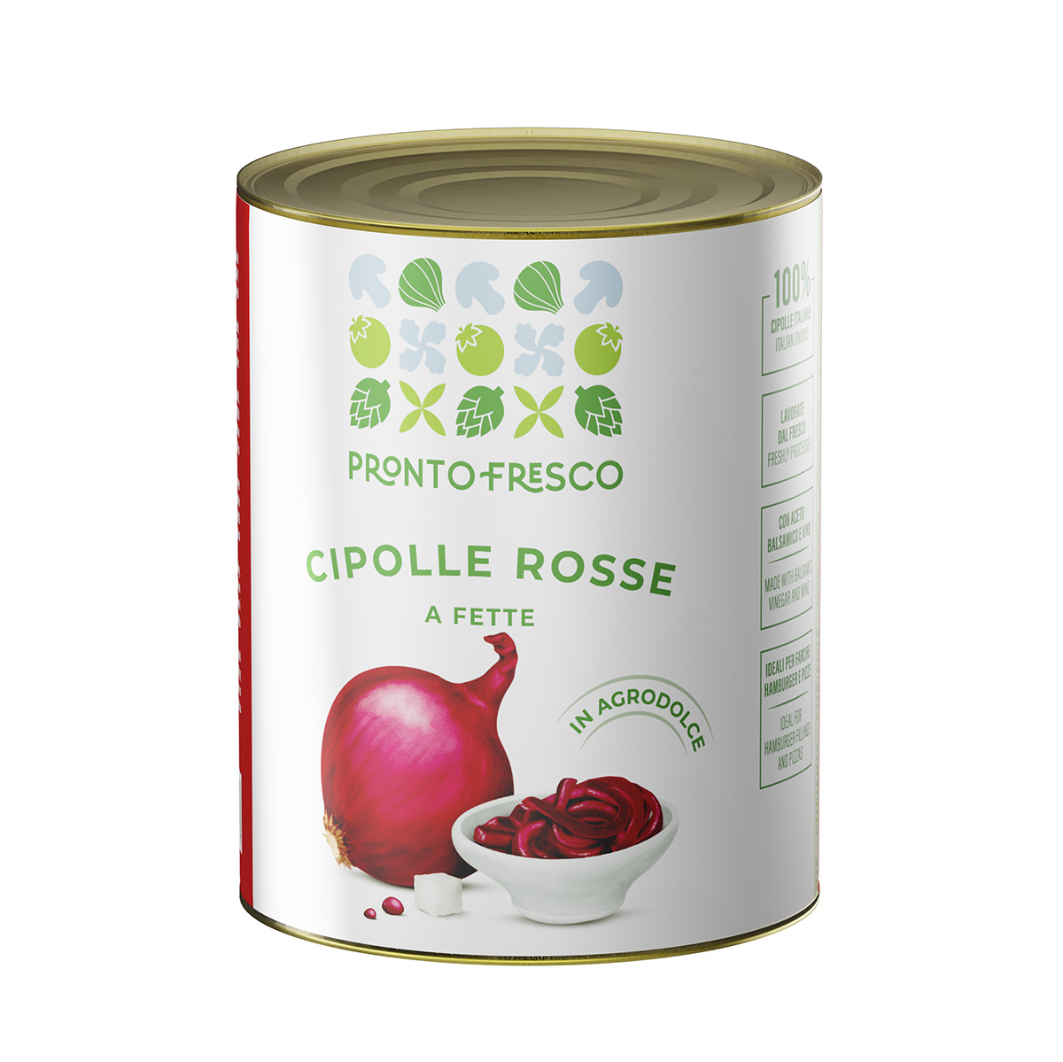 CIPOLLE ROSSE A FETTE 1 x 800g