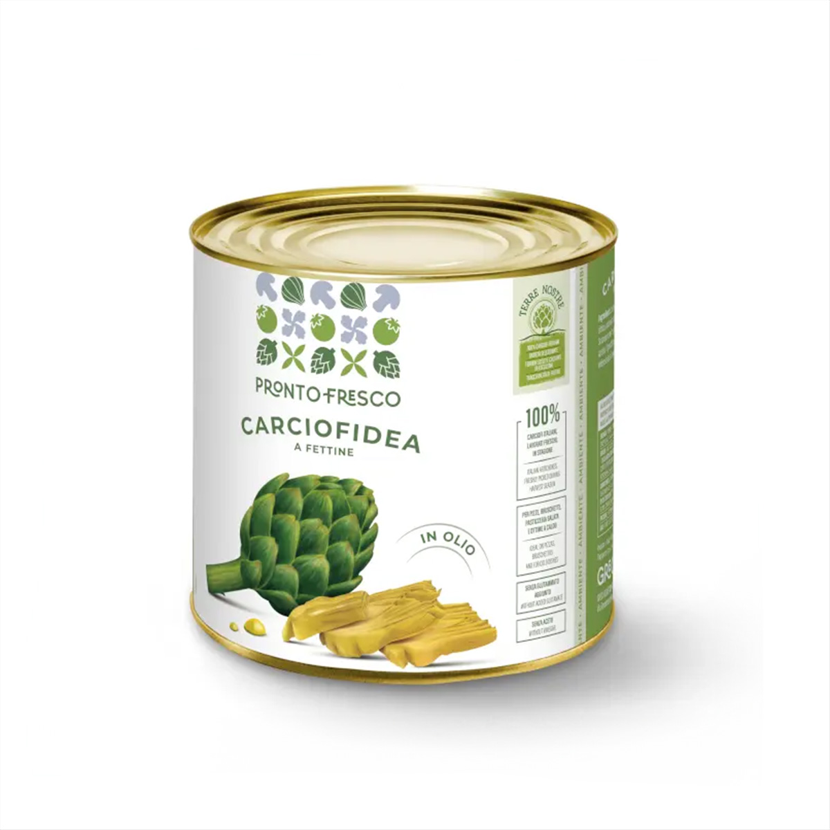 CARCIOFIDEA FETTINE OLIO 3/1 1 x 2,4kg