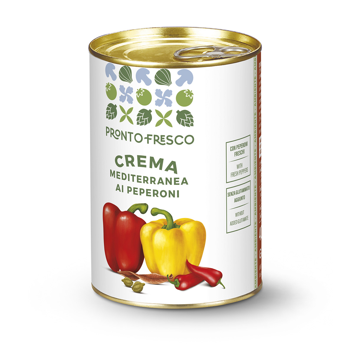 CREMA MEDITERRANEA DI PEPERONI 1 x 400g