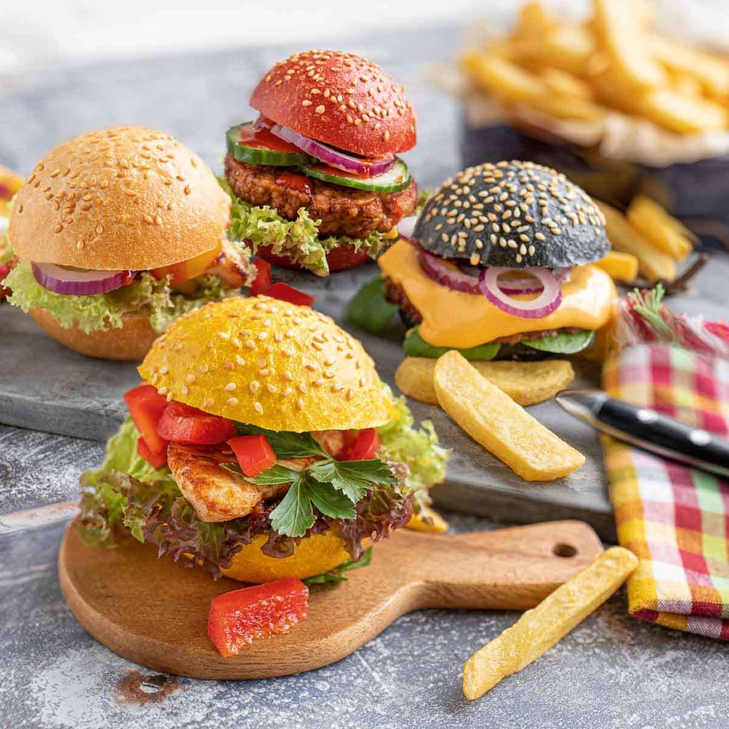 PARTY MIX BURGER 4 VARIETA' 100 x 30g