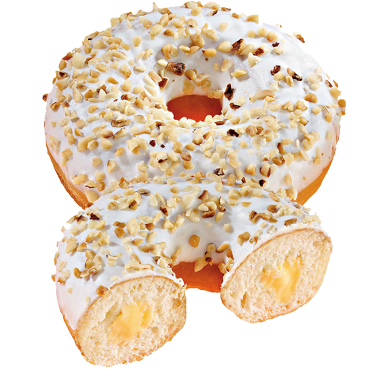 DONUT RIPIENO VANIGLIA Ø 9,0 cm - 48 x 68g