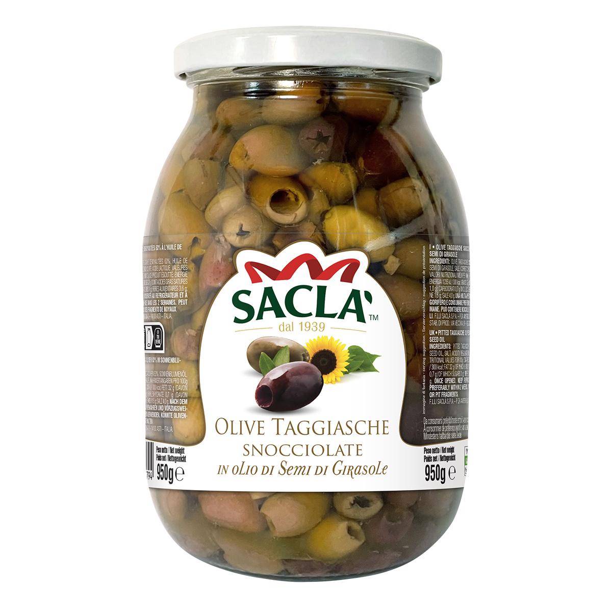 OLIVE O.GIR. TAGGIASCHE SNOC 1 x 950g